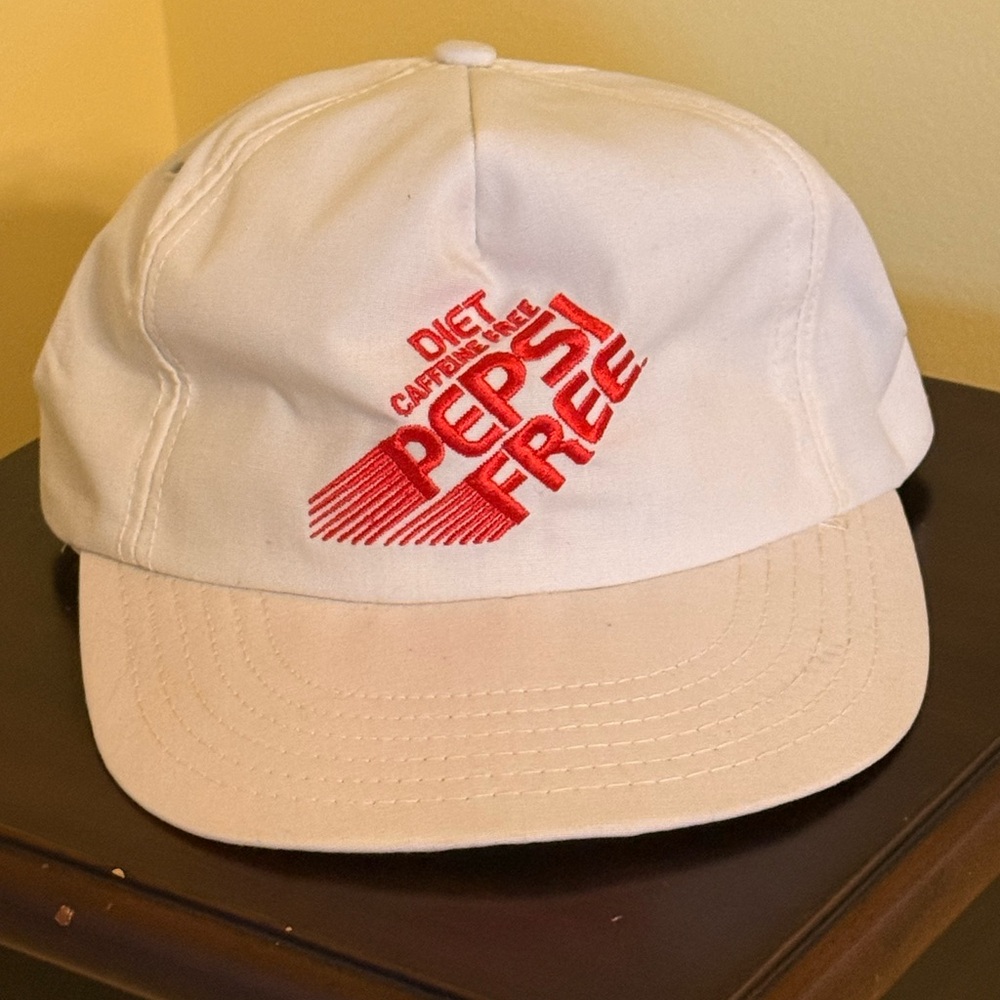 Vintage Diet Caffeine Free Pepsi Free Promo Snapback Hat Made in USA The Winner